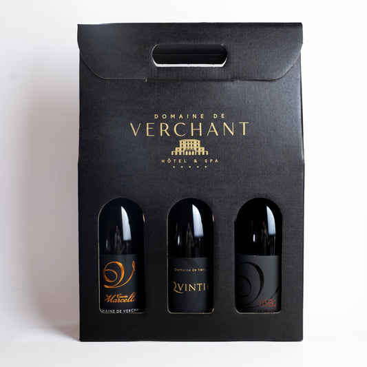 Coffret 3 bouteilles 1582 du vin du Domaine de Verchant